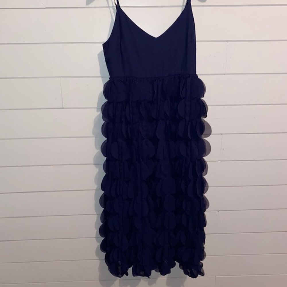 NWT Trina Turk Carolina Circular Applique Midi-Dress - Indigo (Women's Size 4) - Picture 9 of 9